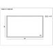 Cerissa 54 X 54 inch Anodized Black LED Mirror