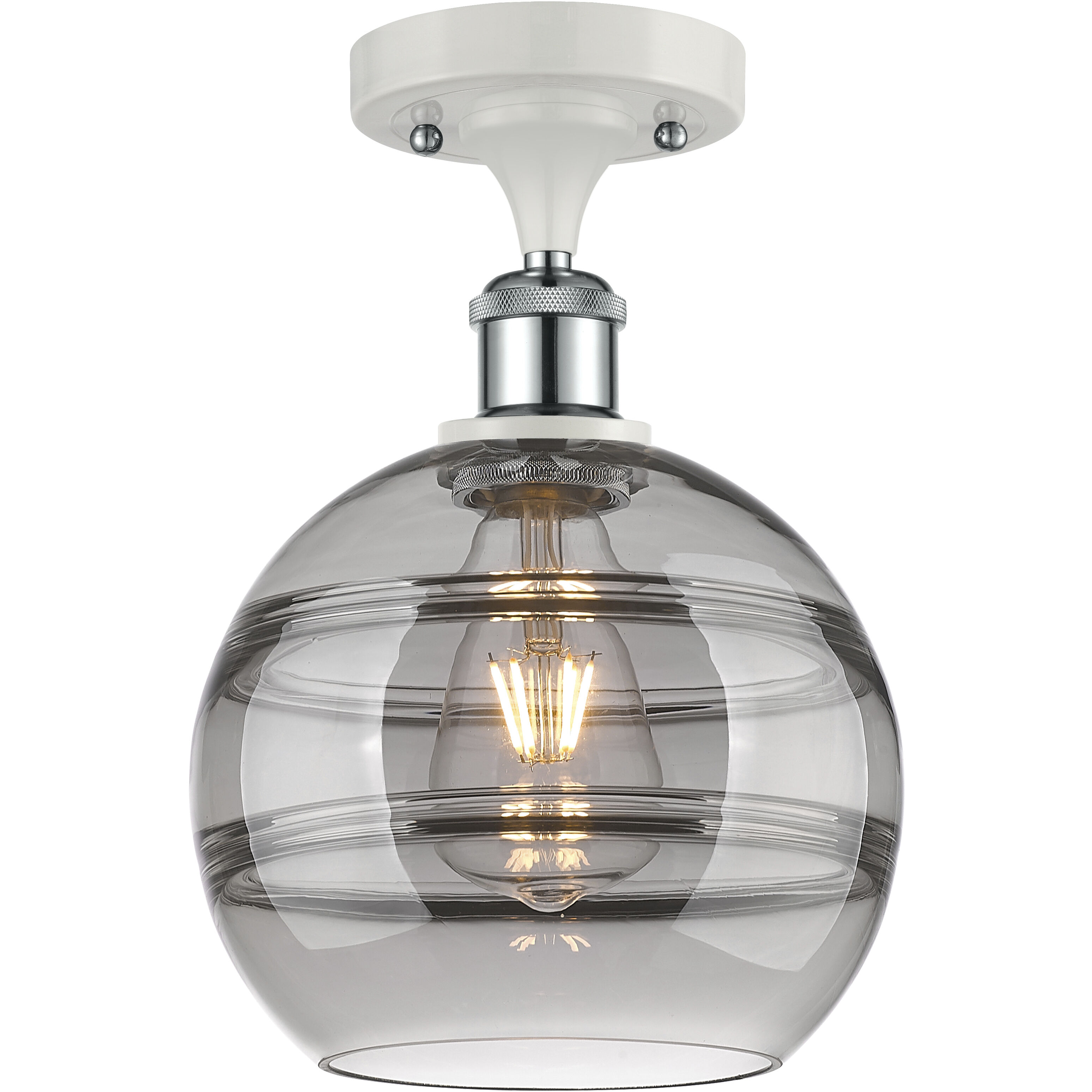 Ballston Rochester 1 Light 8.00 inch Semi-Flush Mount