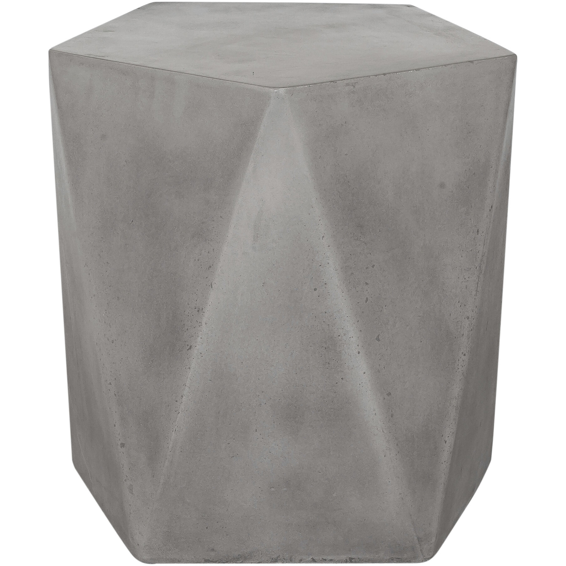 Gem 18 inch Grey Outdoor Stool