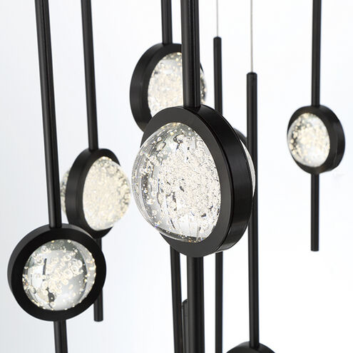 Barletta LED 39.75 inch Black Chandelier Ceiling Light