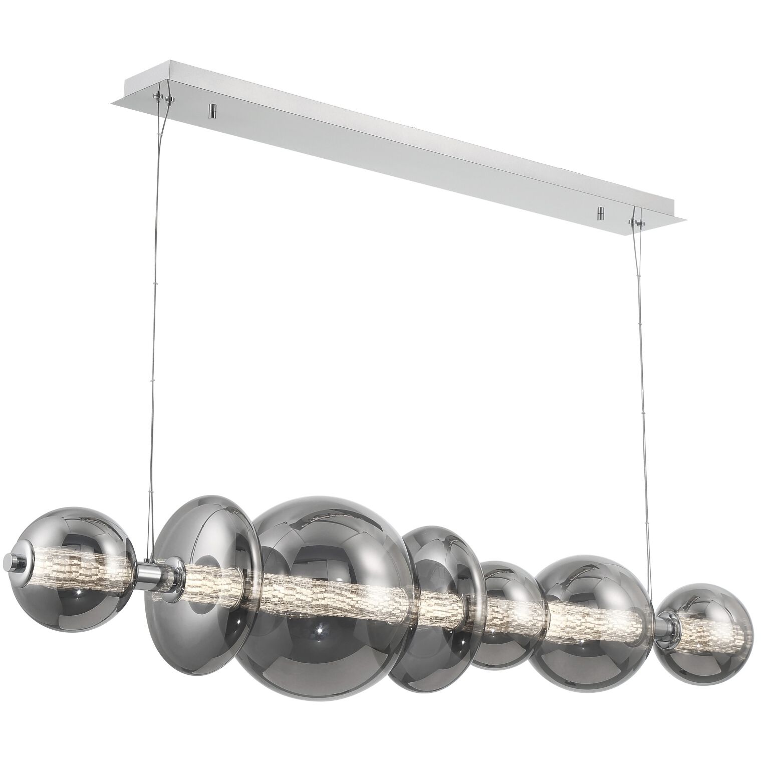 Eurofase 46772-022 Atomo Linear Chandelier Ceiling Light in