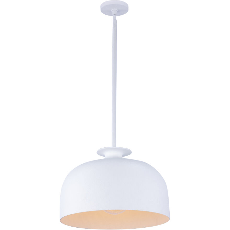 Gabardine 1 Light 18 inch Matte White Pendant Ceiling Light