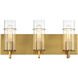 Pista 3 Light 19.00 inch Bathroom Vanity Light