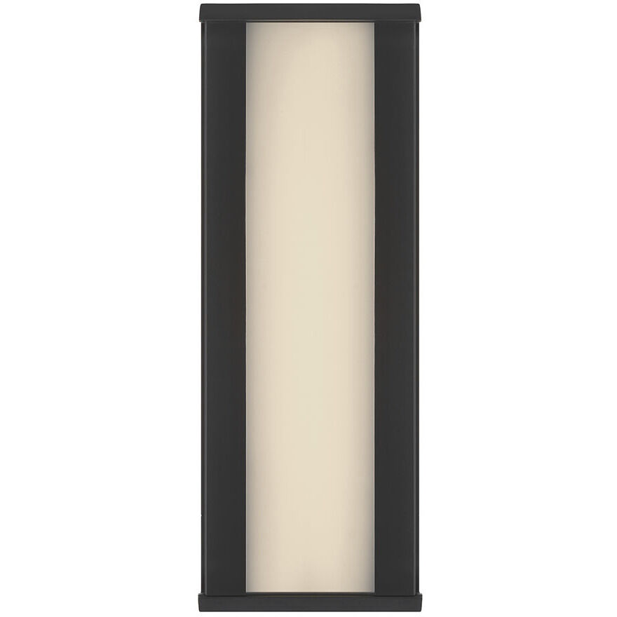 Dulton LED 14 inch Matte Black Outdoor Wall Sconce