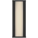 Dulton LED 14 inch Matte Black Outdoor Wall Sconce