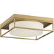 Rover LED 11.75 inch Gold Flush Mount Ceiling Light