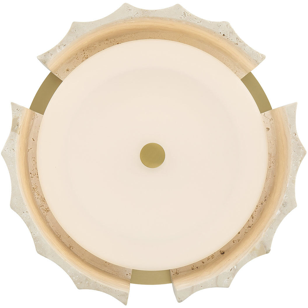 Roslington LED 11.5 inch Gold Flush Mount Ceiling Light