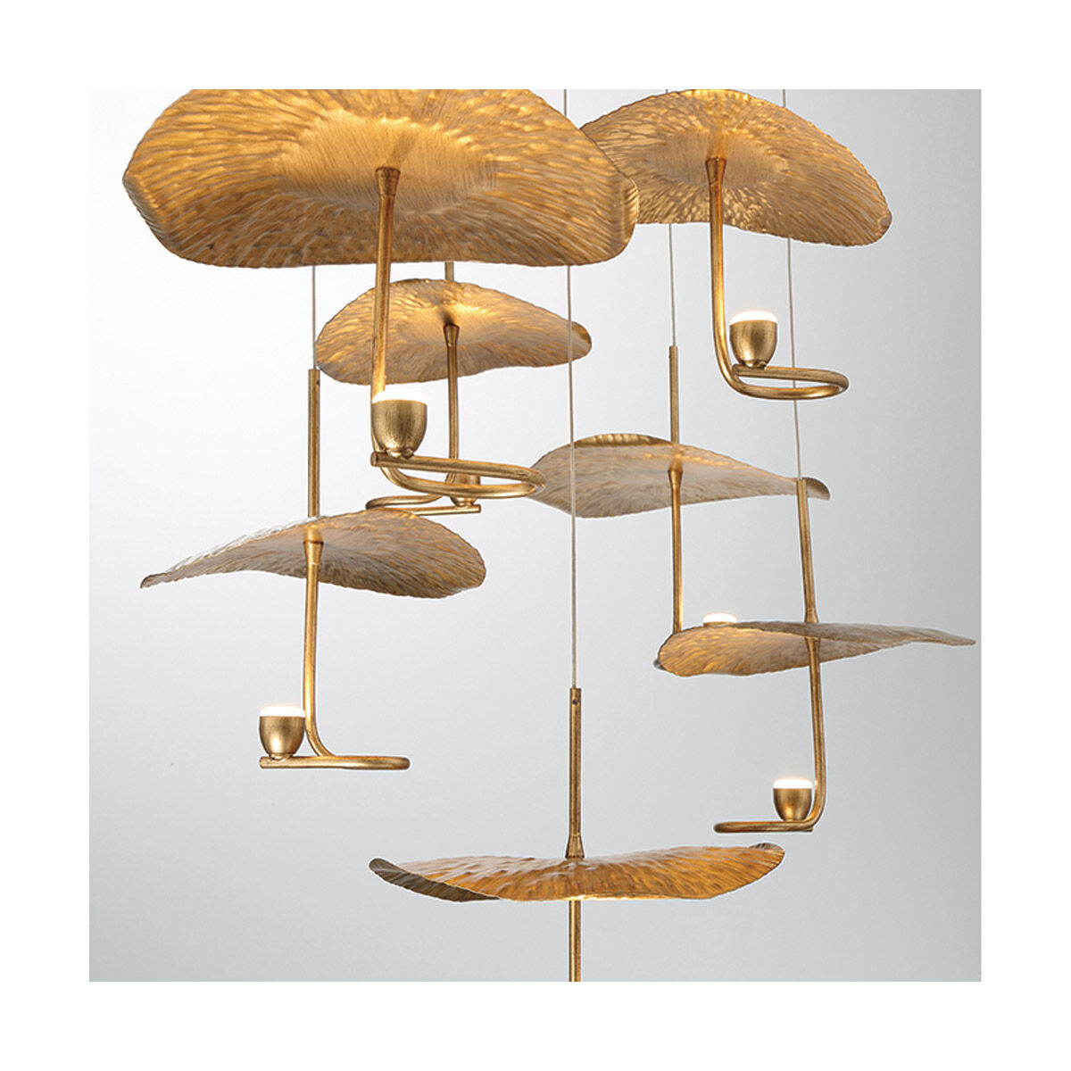 Lagatto LED 36 inch Bronze Chandelier Ceiling Light