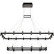 Altamont LED 27 inch Satin Nickel/Black Chandelier Ceiling Light