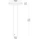 Perch 10 watt Black Outdoor Bollard