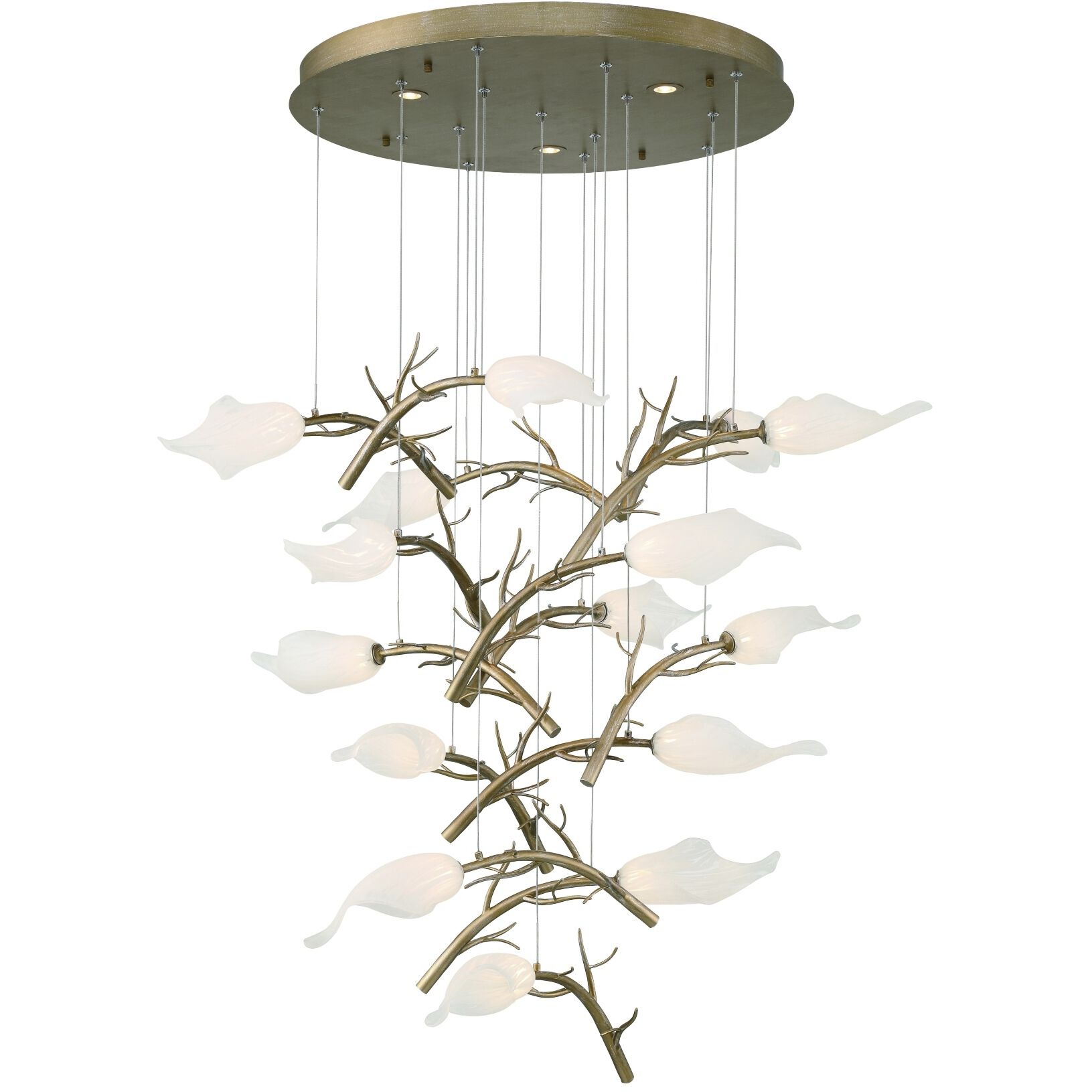Matera 15 Light 27.5 inch Gold Chandelier Ceiling Light
