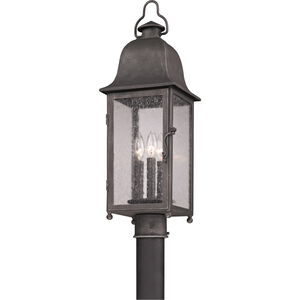 Larchmont 3 Light 25.25 inch Vintage Bronze Post