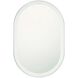 Sara 36 X 24 inch Matte Silver LED Mirror