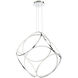 Glenview LED 34 inch Chrome Chandelier Ceiling Light, Large