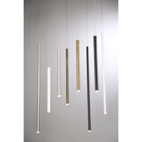 EuroFase 34164-044 Navada LED 1 inch Black Pendant Ceiling Light, Small