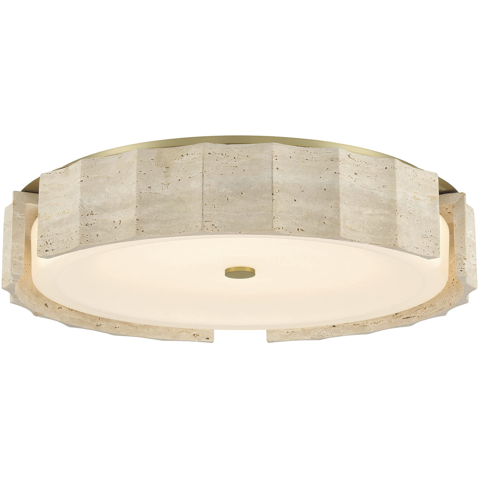 Roslington LED 23.75 inch Gold Flush Mount Ceiling Light