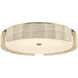 Roslington LED 23.75 inch Gold Flush Mount Ceiling Light