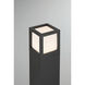 Beacon 9 watt Black Outdoor Bollard