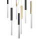 Benicio LED 22 inch Gold and Black Chandelier Ceiling Light