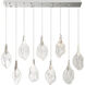 Jateo LED 51.25 inch Polished Nickel Linear Chandelier Ceiling Light