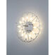 Rotolo LED Chrome Wall Sconce Wall Light, Medium