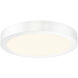 Brant LED 11.75 inch White Flush Mount Ceiling Light, Medium