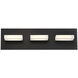 Olson LED 18 inch Black Vanity Light Wall Light