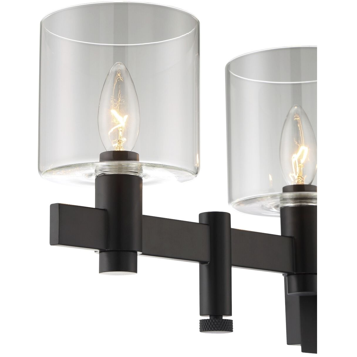 Decato 3 Light 21.25 inch Black Vanity Light Wall Light