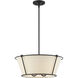 Pulito 4 Light 21 inch Matte Black Convertible Pendant Ceiling Light