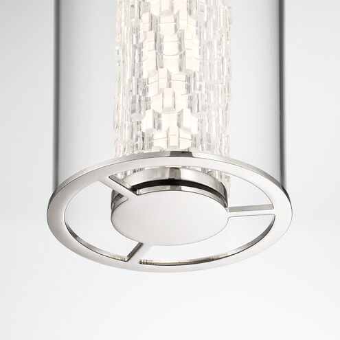 Espada LED 5.25 inch Polished Nickel Pendant Ceiling Light