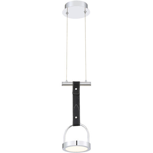 Lappin LED 6 inch Chrome Pendant Ceiling Light, Small