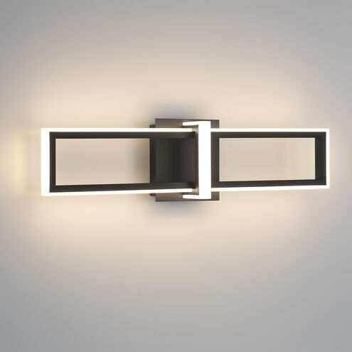 Bordo LED 6 inch Black Bath Vanity Light Wall Light