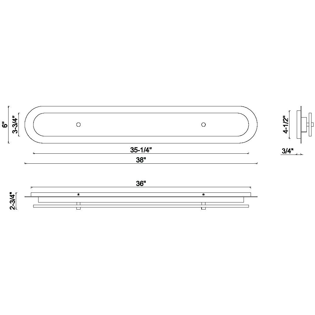 Tramore 1 Light 38 inch Black Outdoor Wall Sconce in Silver