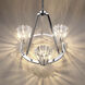 Ricca 3 Light 28.5 inch Chrome Chandelier Ceiling Light