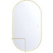 Linden 42 X 24 inch Gold LED Mirror