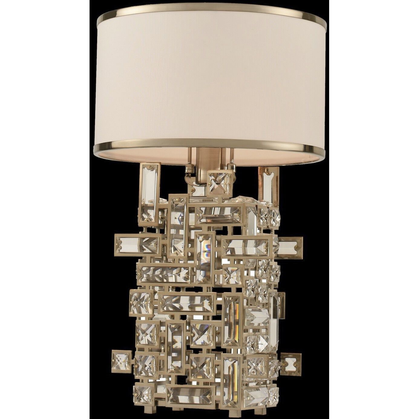 Vermeer 20 inch 60.00 watt Brushed Champagne Gold Table Lamp Portable Light