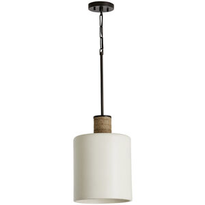 Destin 1 Light 11.5 inch Dark Pewter Pendant Ceiling Light