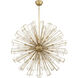 Dendelio 35 Light 54 inch Gold Chandelier Ceiling Light