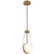 Solari LED 8 inch Gold Pendant Ceiling Light