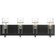 Pista LED 26 inch Black Vanity Light Wall Light