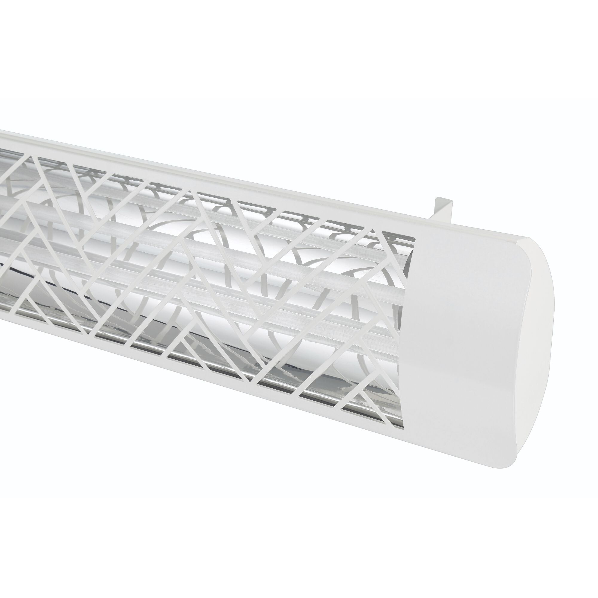 EF60 Series 9 X 8 inch White Electric Patio Heater in Chevron