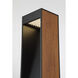 Timber 7 watt Wood Outdoor Bollard