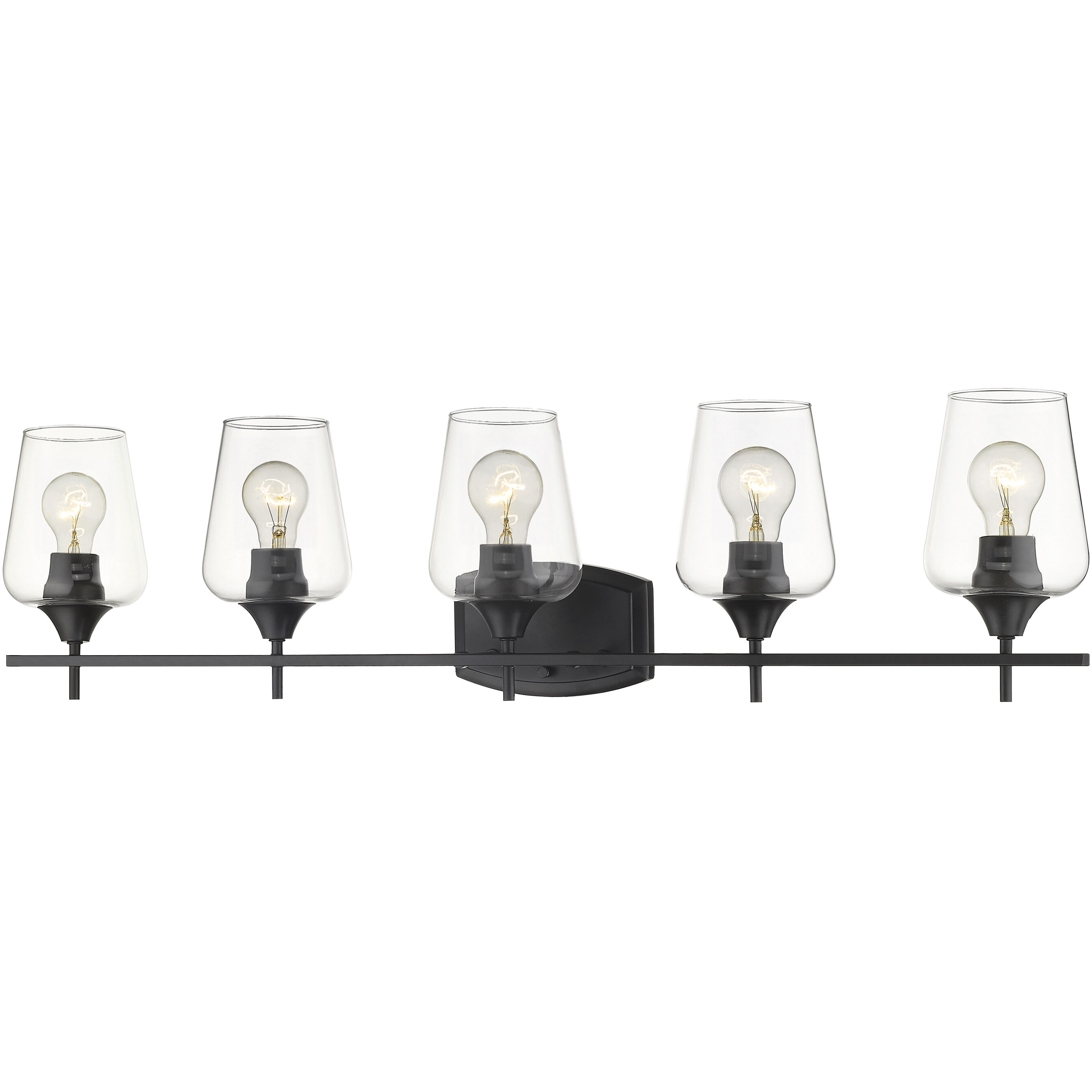 Joliet 5 Light 38.00 inch Bathroom Vanity Light