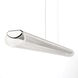 Landor LED 3 inch Chrome Pendant Ceiling Light, Large