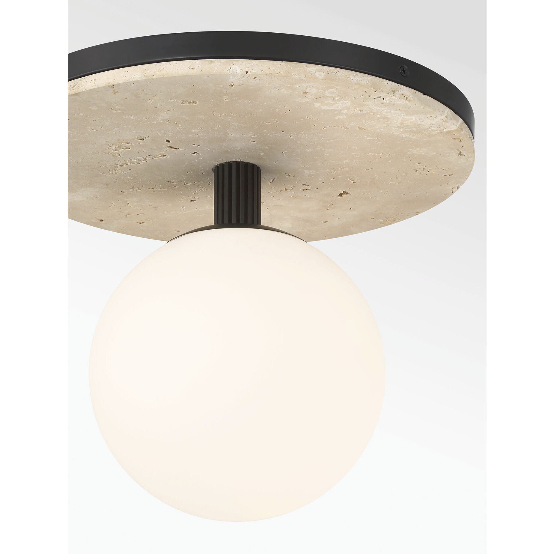 Carnagie LED 15 inch Matte Black Flush Mount Ceiling Light
