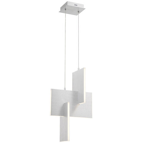 Coburg LED 8 inch Silver Pendant Ceiling Light
