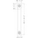 Swing 1 Light 36 inch Black Outdoor Wall Sconce
