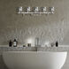 Decato 5 Light 37.75 inch Satin Nickel Vanity Light Wall Light