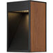 Timber 7 watt Wood Outdoor Bollard