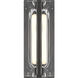 Langferd 1 Light 12 inch Black Outdoor Wall Sconce